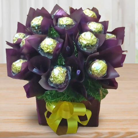 Purple Ferrero Rocher Box Purple Ferrero Rocher Box