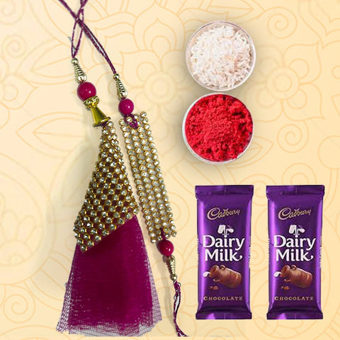 Bhaiya-Babi-Stone-Rakhi Bhaiya-Babi-Stone-Rakhi