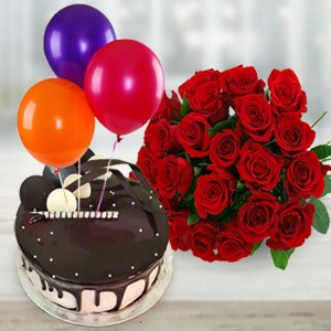 CAKE-FLOWER-AND-BALLOONS CAKE-FLOWER-AND-BALLOONS