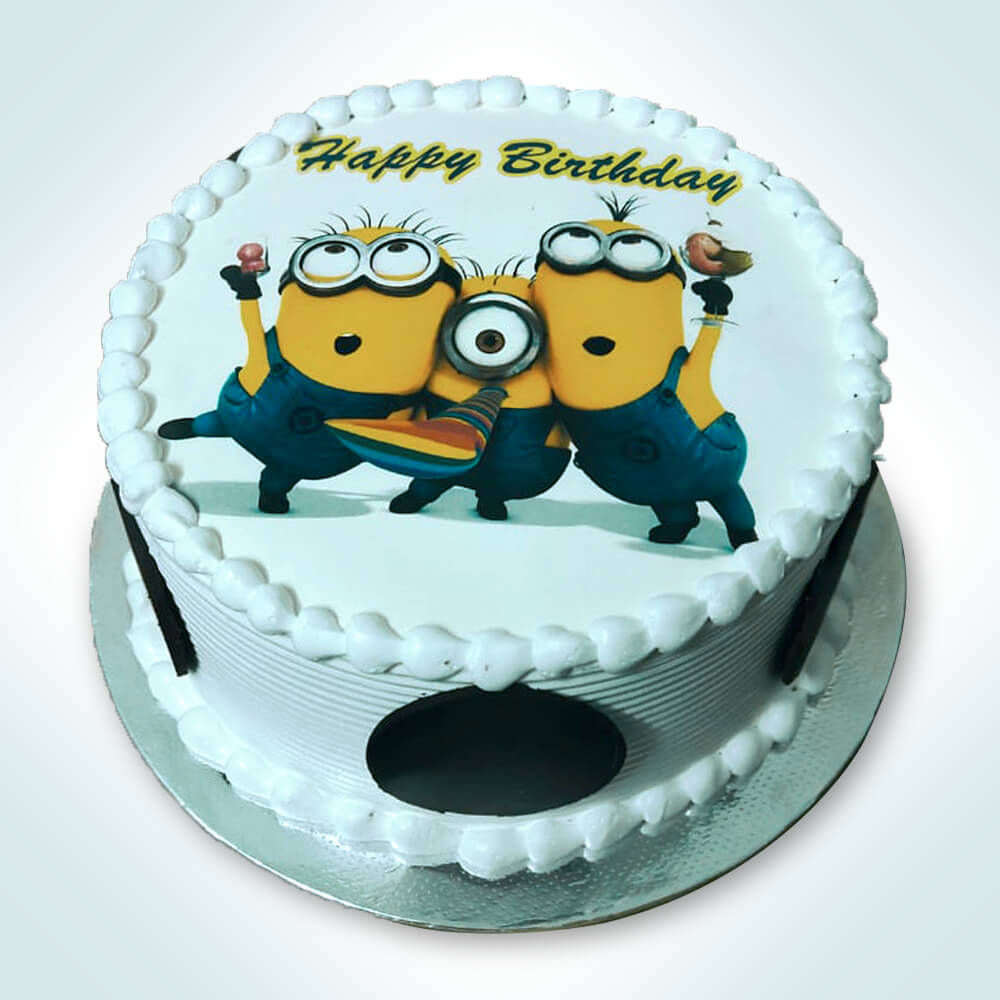 Minion Photo Cake Minion Photo Cake