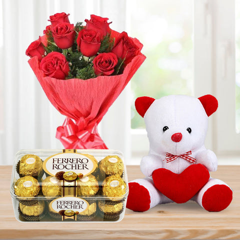 Roses-Ferrero-and-Teddy Roses-Ferrero-and-Teddy