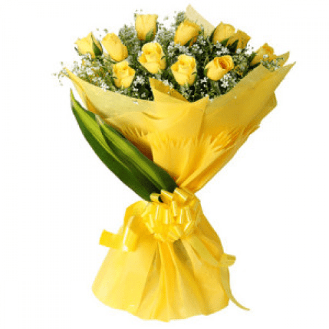 YELLOW-ROSES-IN-YELLOW-PAPER YELLOW-ROSES-IN-YELLOW-PAPER