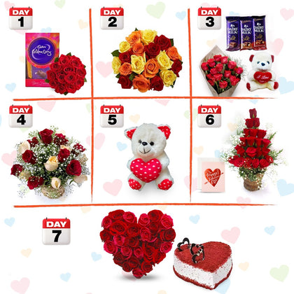 Valentine's Day Gift Combo - 7 Days and 3 Days Premium Hamper
