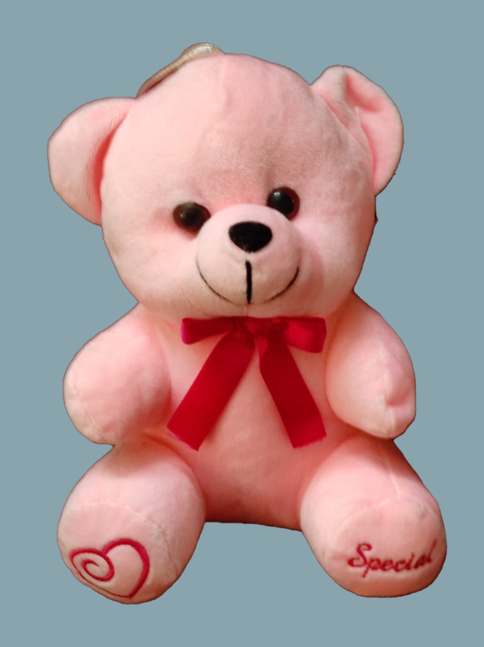 Bow Bliss Buddy: Cute 8-Inch Teddy with Adorable Bow