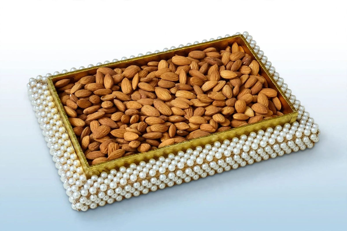 BADAM RECTANGULAR TRAY – 500GMS