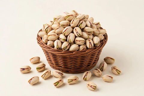Crunchy Pista Bliss: Premium 1/4 Kg Basket of Pistachios