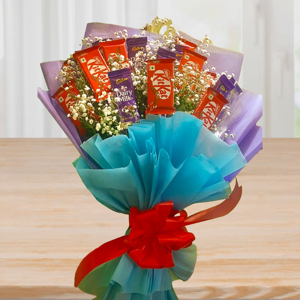 Kit Kat & Dairy Milk Chocolate Bouquet