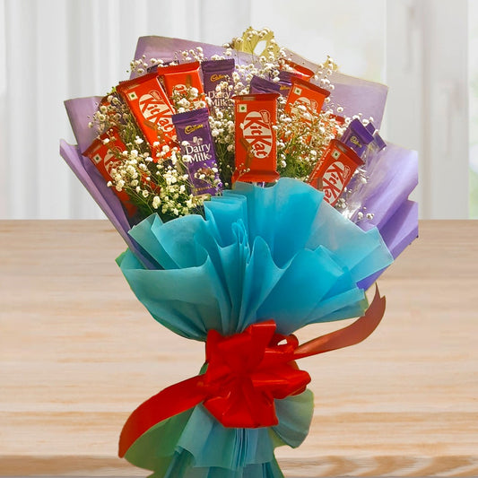 Kit Kat & Dairy Milk Chocolate Bouquet