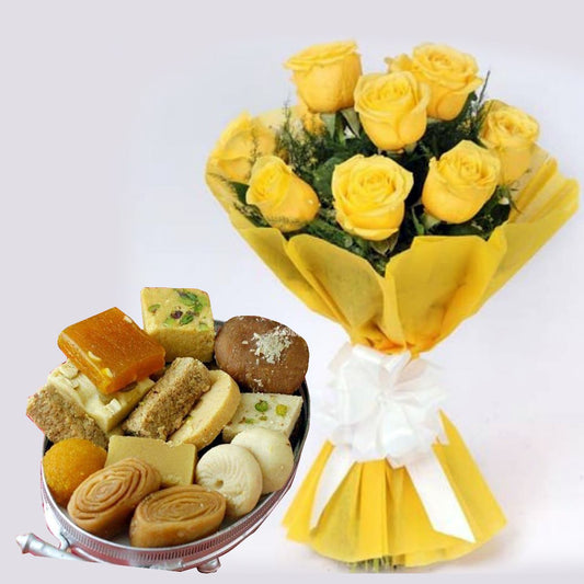 Sunshine Bouquet with Sweets