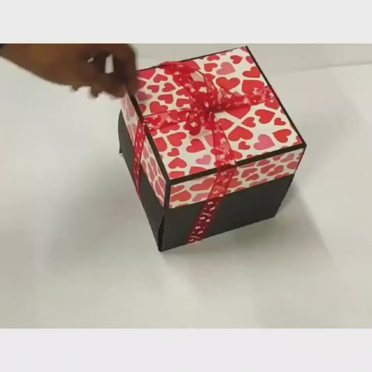 Four layer chocolate explosion box