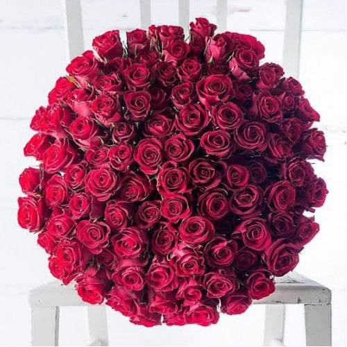 100 RED ROSES BUNCH