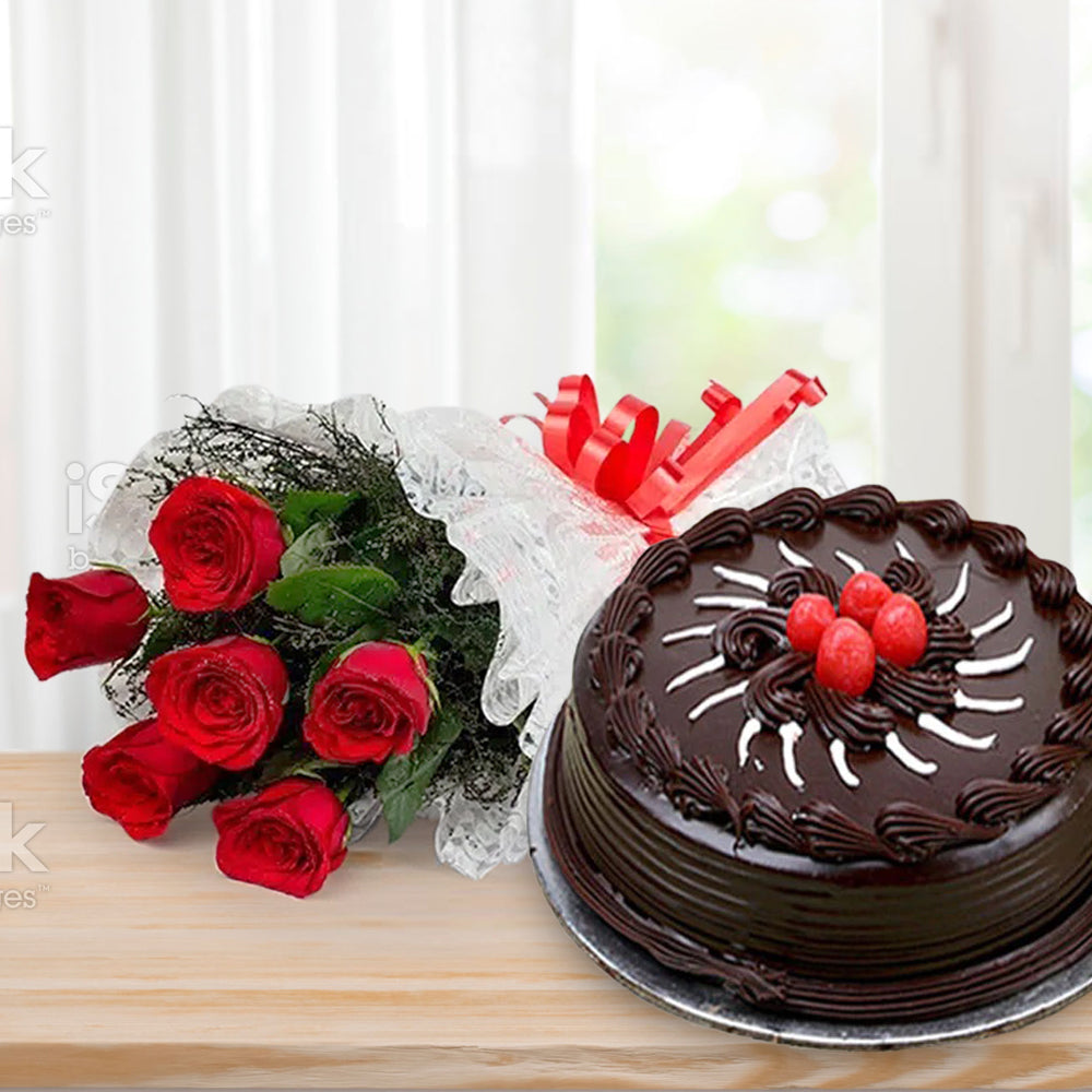 6-roses-and-half-kg-cake