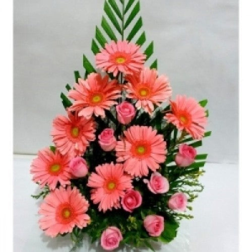 9-pink-gerberas-and-9-pink-roses-basket