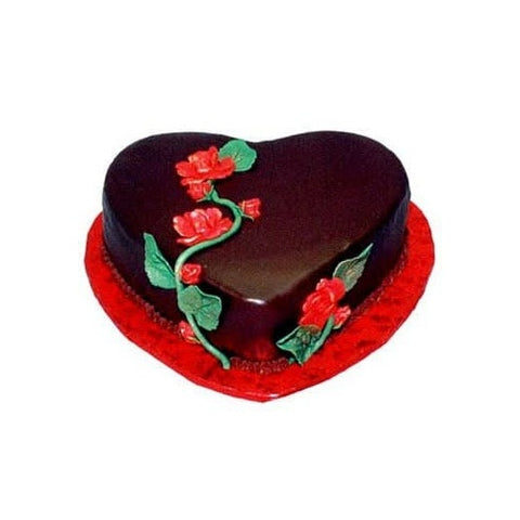 Chocolate-heart-cake