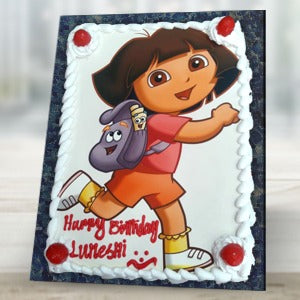 6Lbs Dora Cake Cake from Kitchen Cuisine | Send cakes to Lahore