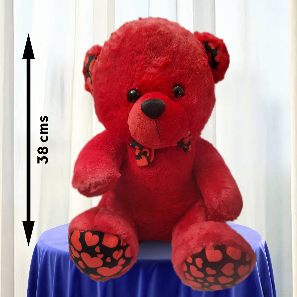 Red-Teddy-38-cms