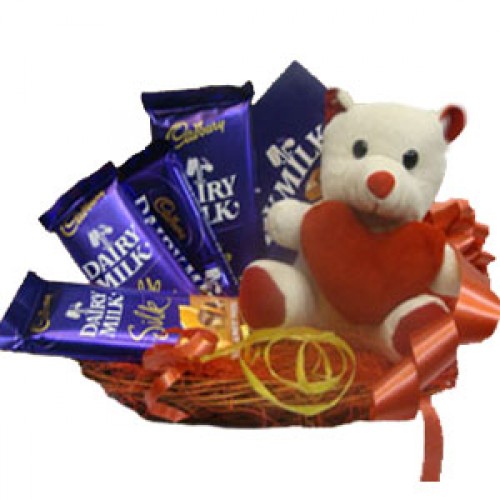 TEDDY-WITH-SILK-BASKET