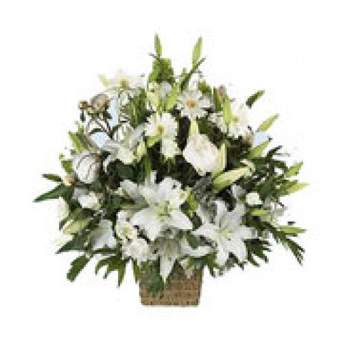 lillies-and-rose-flowers-basket