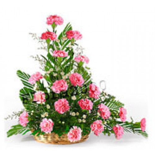 mixed-carnations-flowers-basket