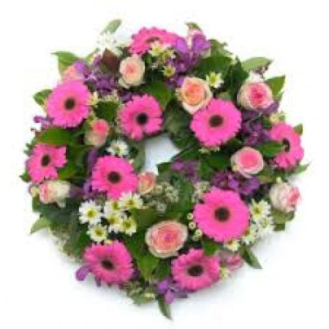 pink-gerberas-wreath